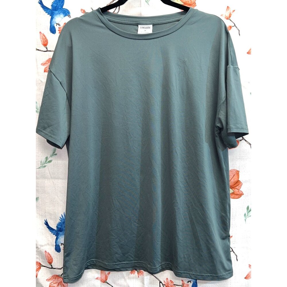 Gymshark Alive Sage Green Graphic Tee Shirt Tshirt Medium Unisex